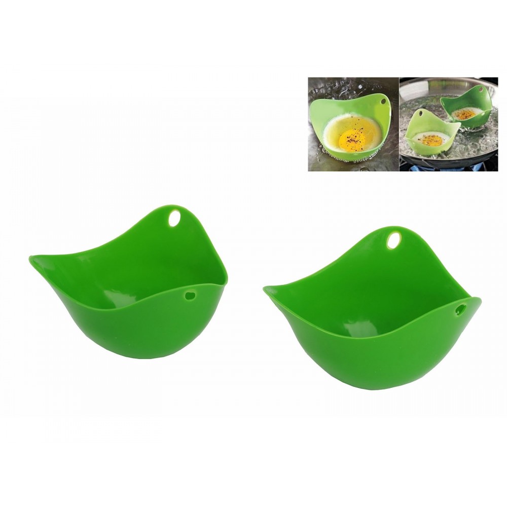 Set 2 o 4 cuoci uova in silicone