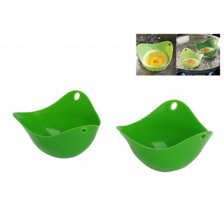 Set 2 o 4 cuoci uova in silicone Set 2 o 4 cuoci uova in silicone