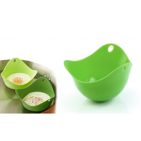 Set 2 o 4 cuoci uova in silicone Set 2 o 4 cuoci uova in silicone