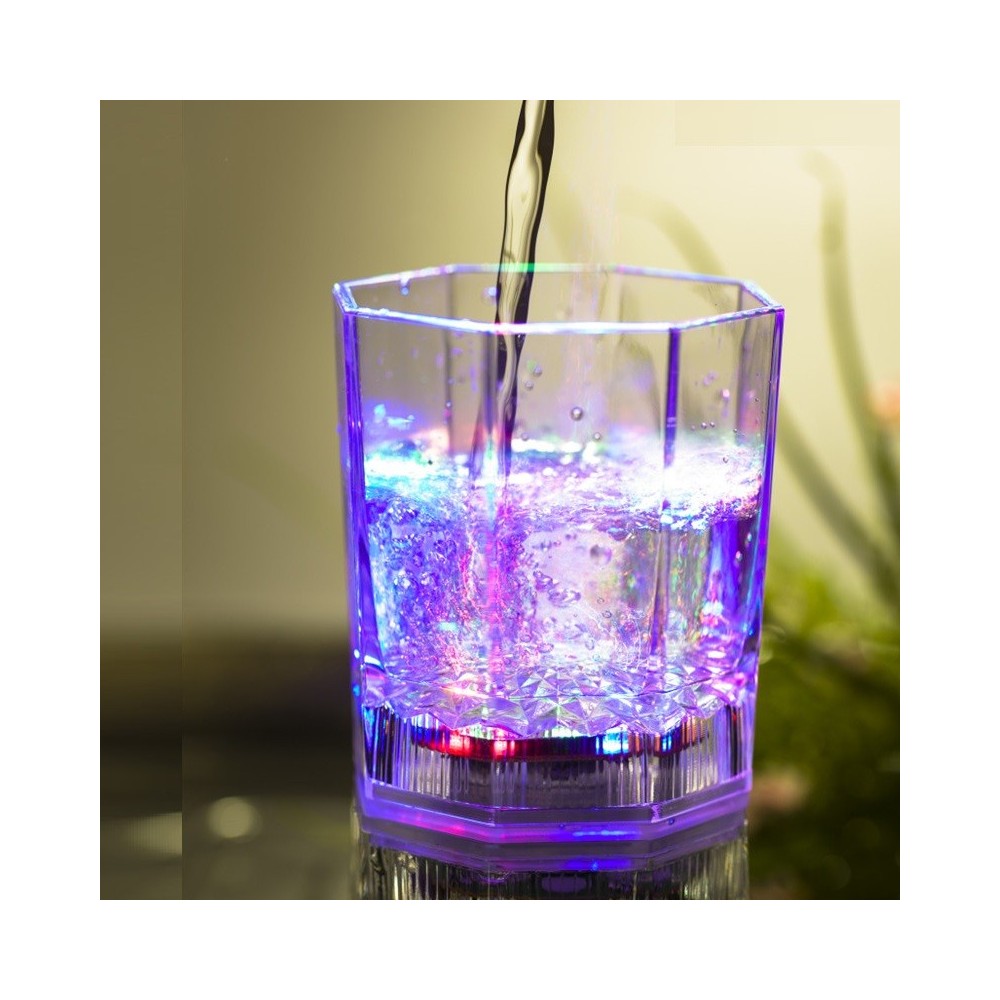 Bicchiere da cocktail luminoso a led multicolore