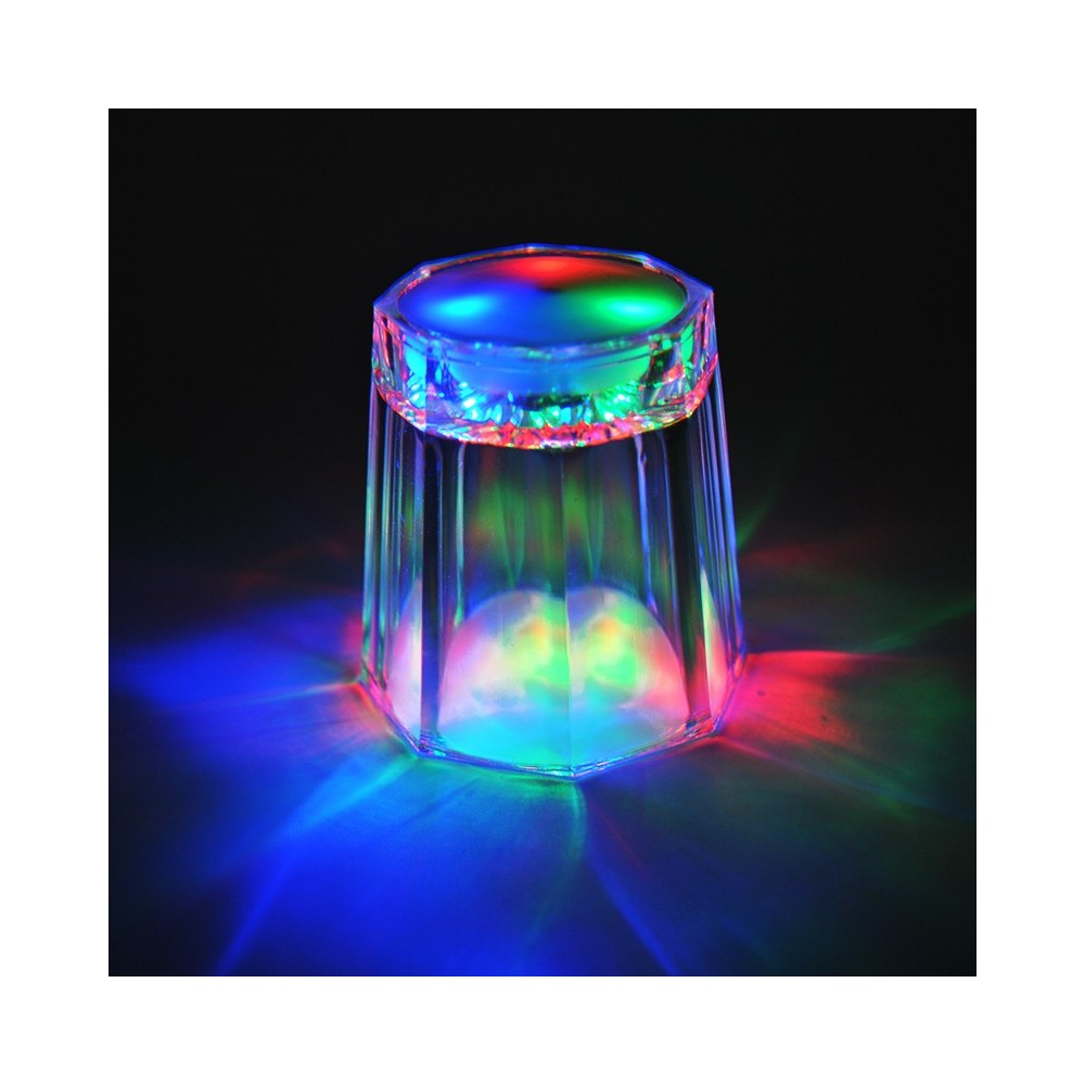 Bicchiere da cocktail luminoso a led multicolore