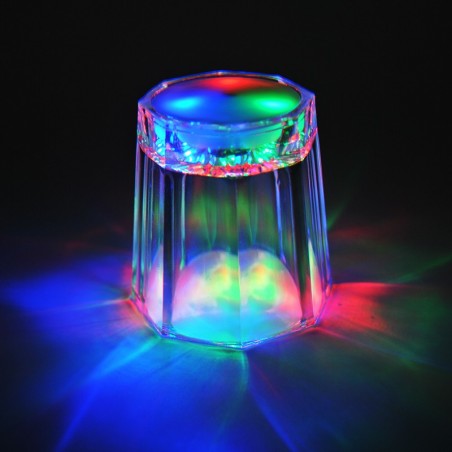 Bicchiere da cocktail luminoso a led multicolore