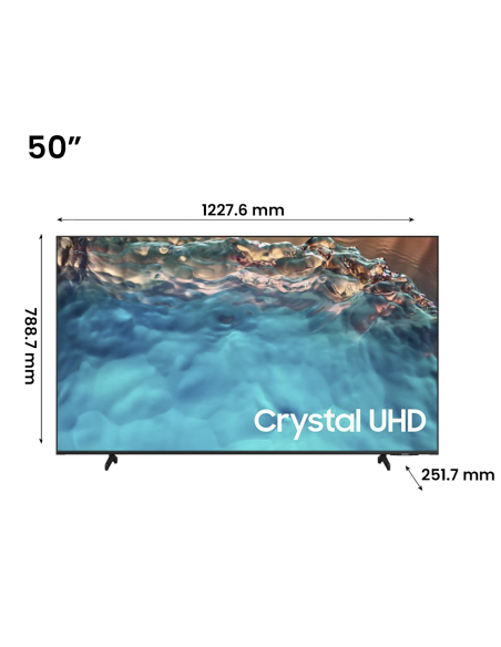 Tv Samsung 50 Pollici UHD 4K Televisione SMART UE50CU7172U Televisore DVB