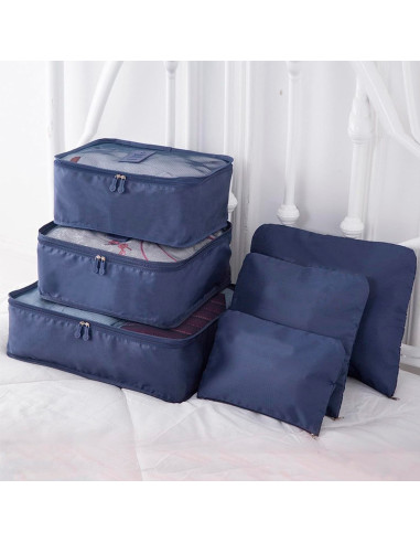 Set 6 Borse Organizer da Viaggio Impermeabili...