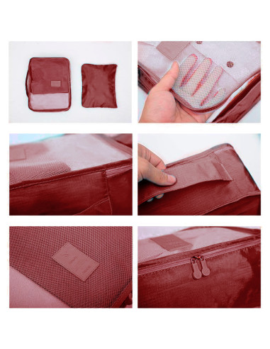 Set 6 Borse Organizer da Viaggio Impermeabili...