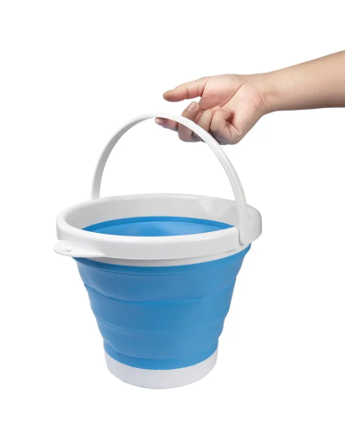 Secchio Silicone Pieghevole Capacità 5lt...