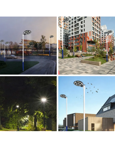 Lampione Stradale Ricarica Solare Jortan...